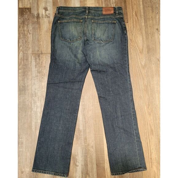Ralph Lauren Jeans Co. Premium Classic Straight Leg Women's Jeans Dark Size 12 - Picture 3 of 10